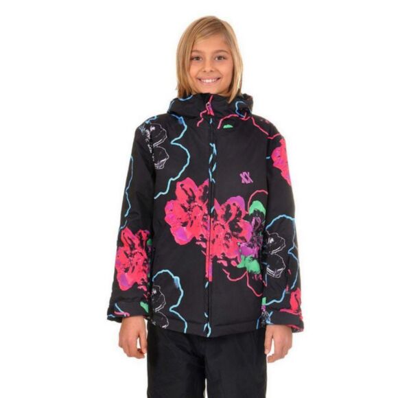 Volkl Nanga Jr. Sensortex Abstract Floral Girl's Ski Winter Coat Size 12